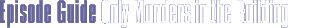 Episode Guide
